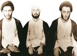 عکس جوانی علامه طباطبایی در کنار آیة اللَه شیخ اکبر مرندی